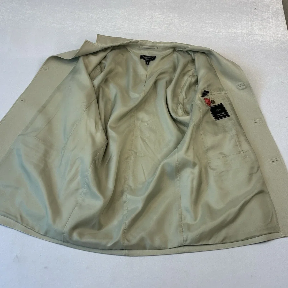 Tommy‎ Bahama Blazer Mens Small Khaki Tan Island Soft 3-Button Sport Coat Jacket